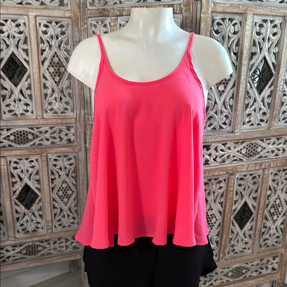 Soprano Pink Sleeveless Flowy Camisole
